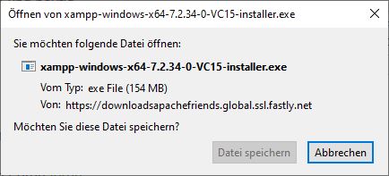 XAMPP Download und Installation