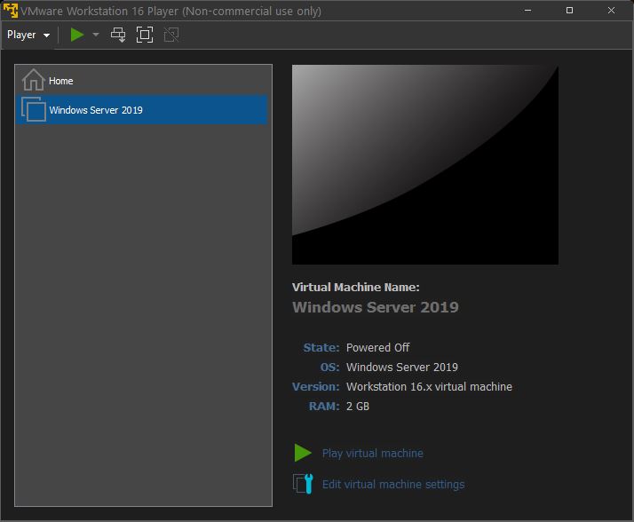 Windows Server 2019 Installation